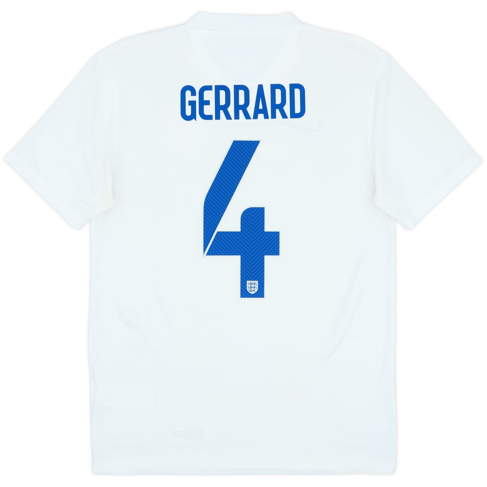 2014-15 England Home Shirt Gerrard #4 - 6/10 - (S)