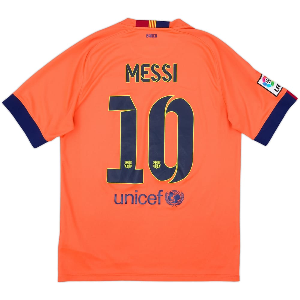 2014-15 Barcelona Away Shirt Messi #10 - 8/10 - (M)