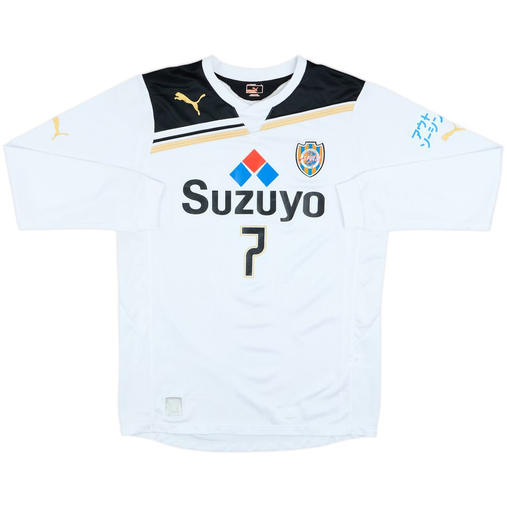 2011 Shimizu S-Pulse Away L/S Shirt #7 - 7/10 - (L)