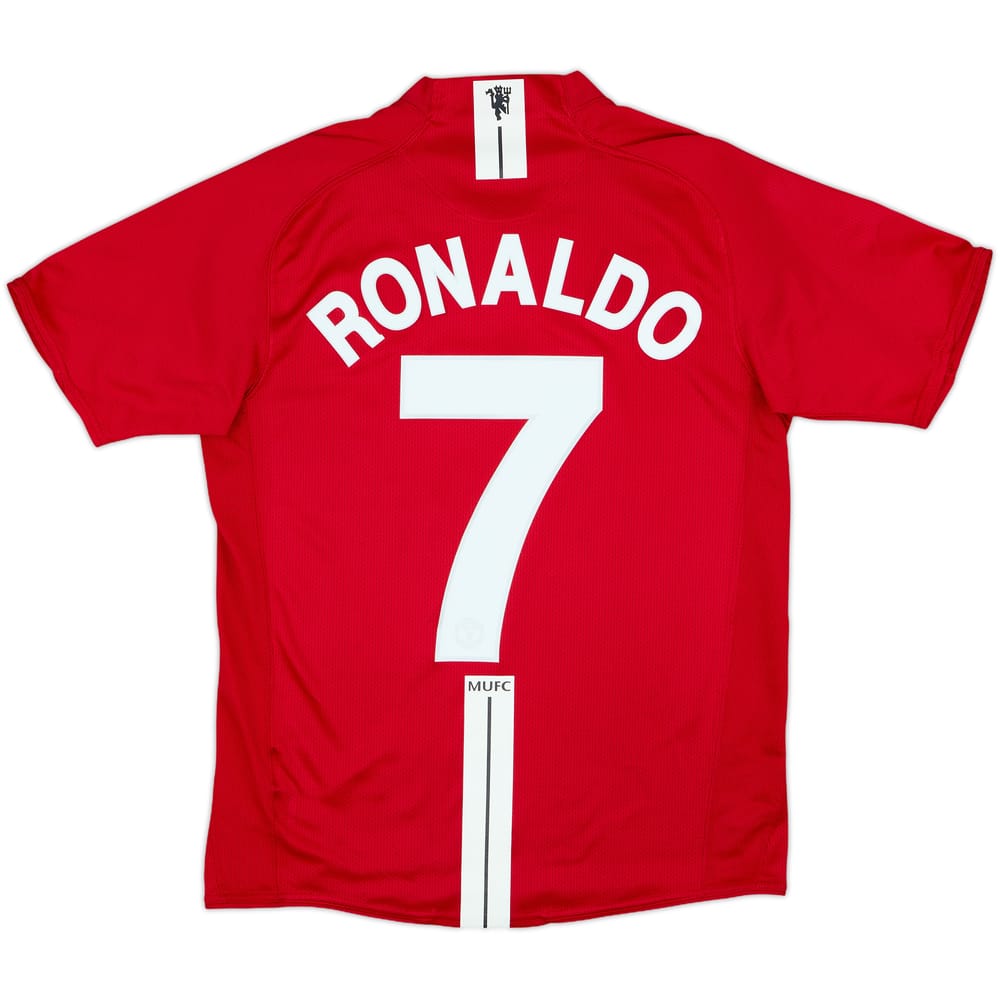 2007-09 Manchester United Home Shirt Ronaldo #7 - 6/10 - (S)