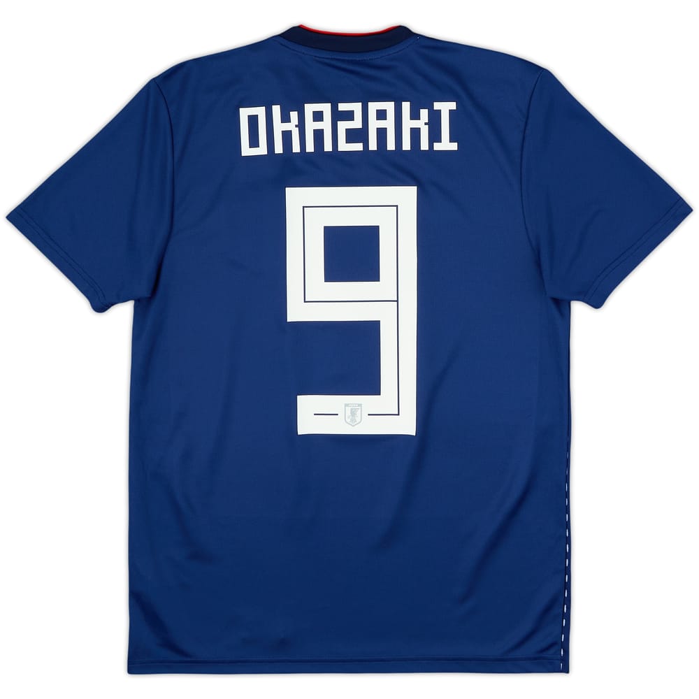 2018-19 Japan Home Shirt Okazaki #9 - 8/10 - (S)
