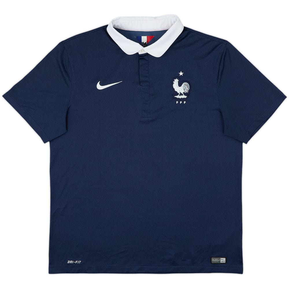 2014-15 France Home Shirt - 8/10 - (L)