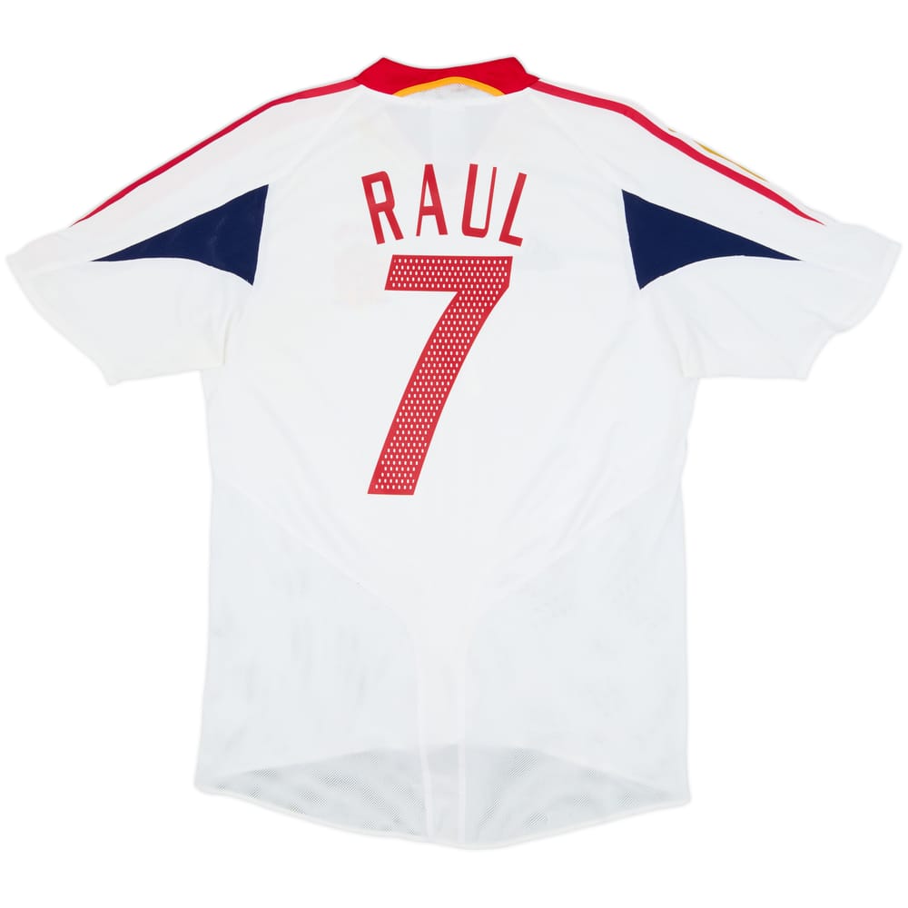 2004-06 Spain Away Shirt Raul #7 - 8/10 - (M)
