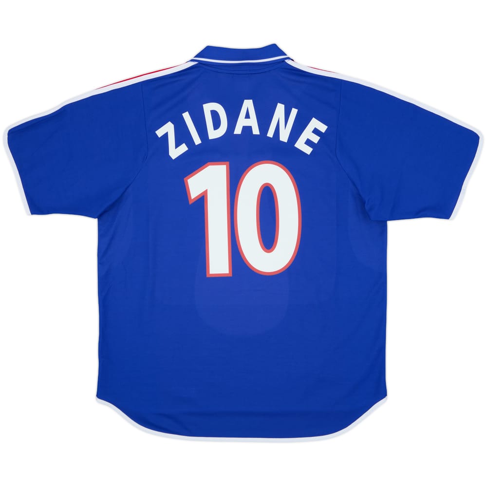 2000-02 France Home Shirt Zidane #10 - 9/10 - (XL)