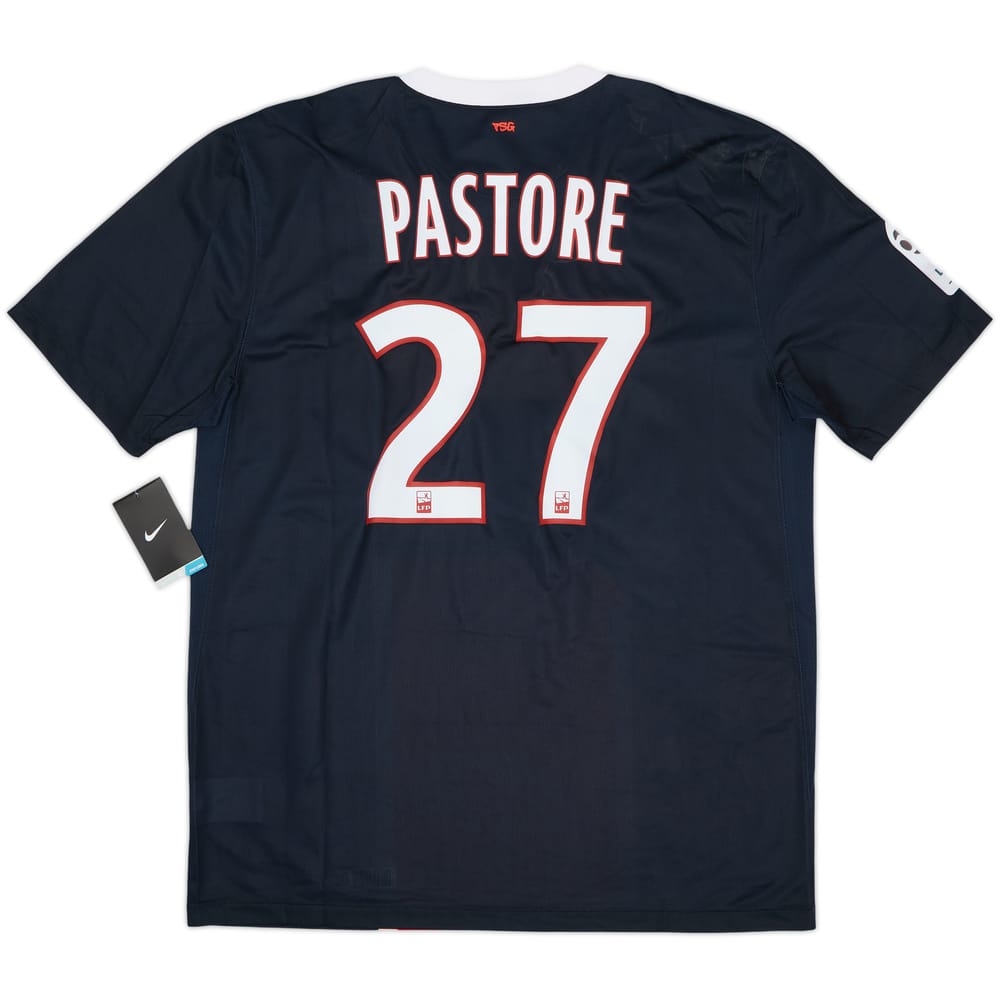 Camiseta de local del Paris Saint-Germain 2011-12 Pastore #27 (L)