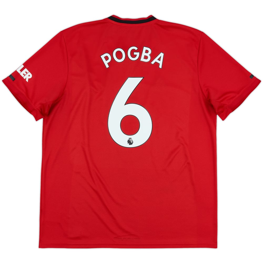 2019-20 Manchester United Home Shirt Pogba #6 - 6/10 - (XL)