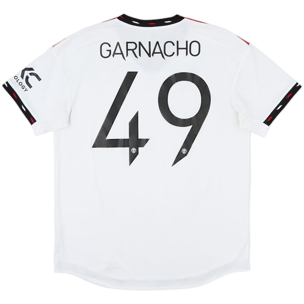 2022-23 Manchester United Authentic Away Shirt Garnacho #49 - 8/10 - (L)