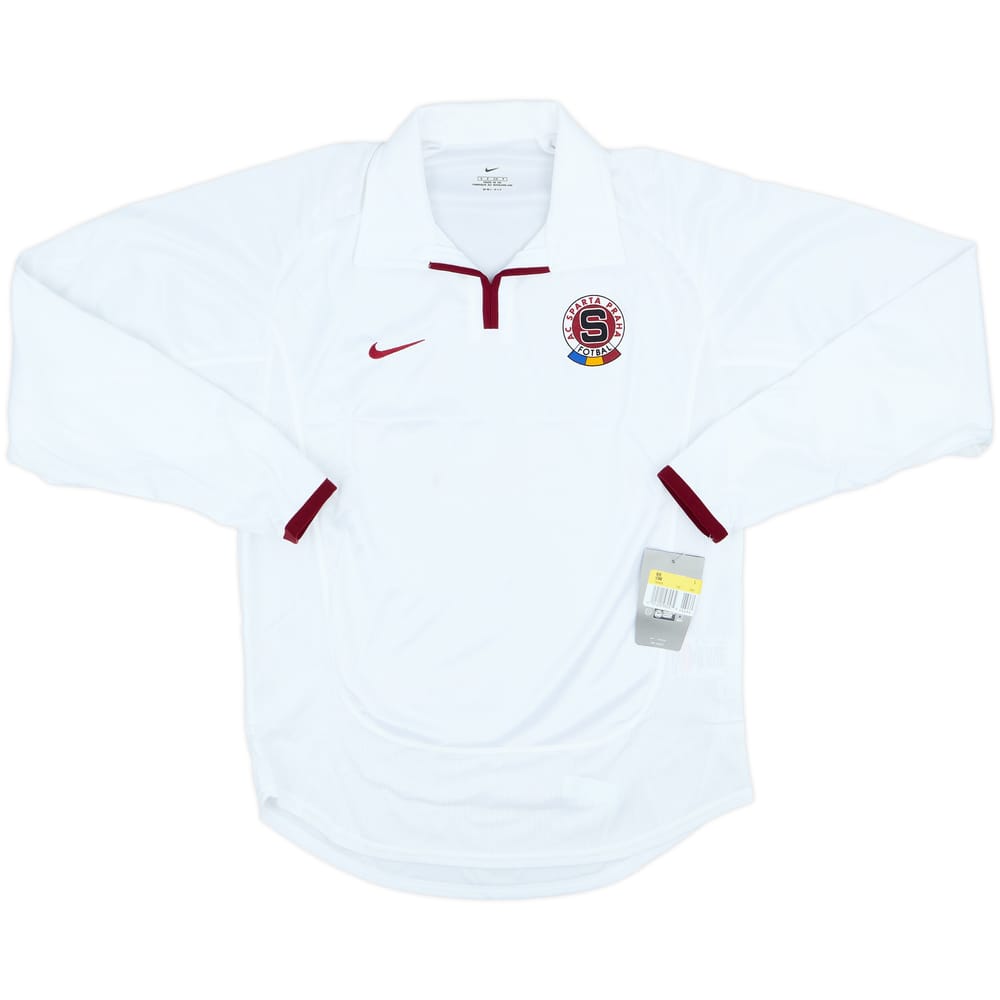 2001-02 Sparta Prague Player Issue Away L/S Shirt (S)