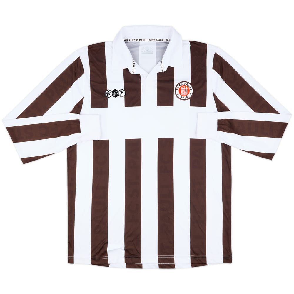 2011-12 St Pauli Home L/S Shirt - 9/10 - (XL)