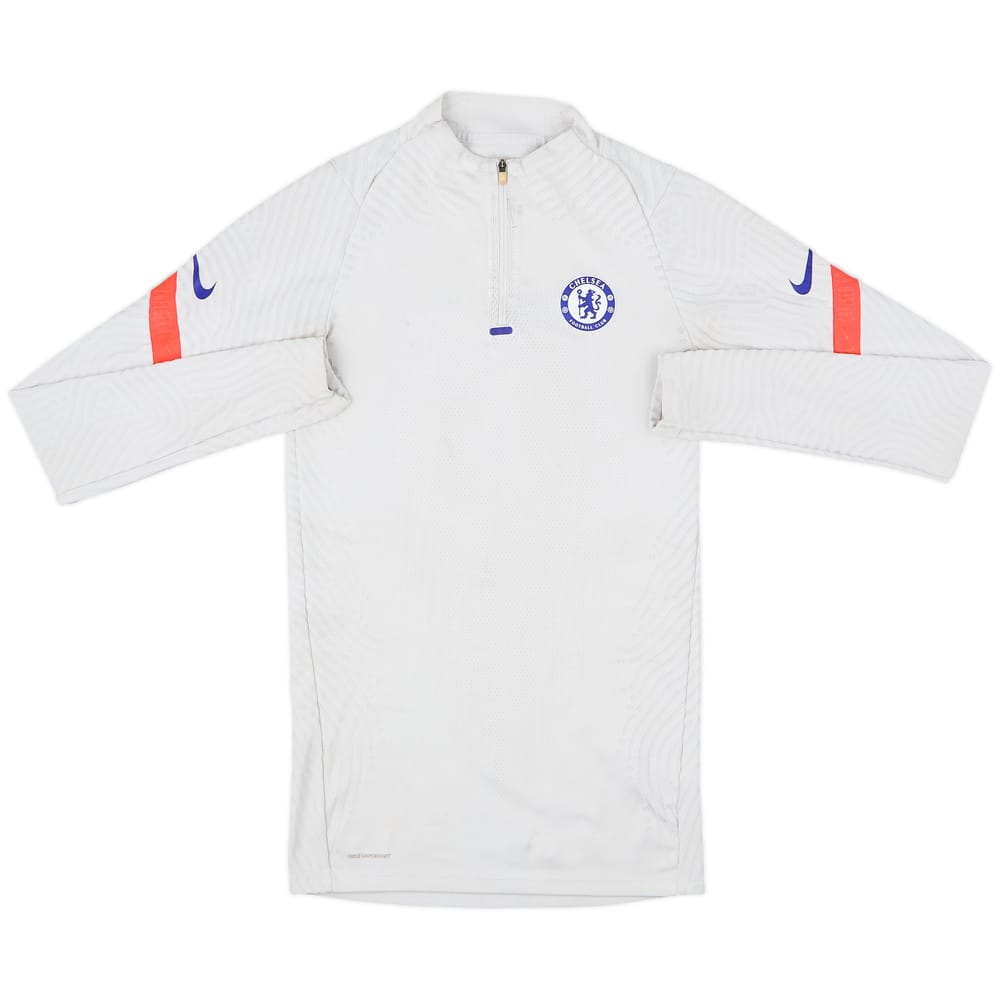 2020-21 Chelsea Player Issue Nike 1/4 Zip Drill Top - 5/10 - (XS)
