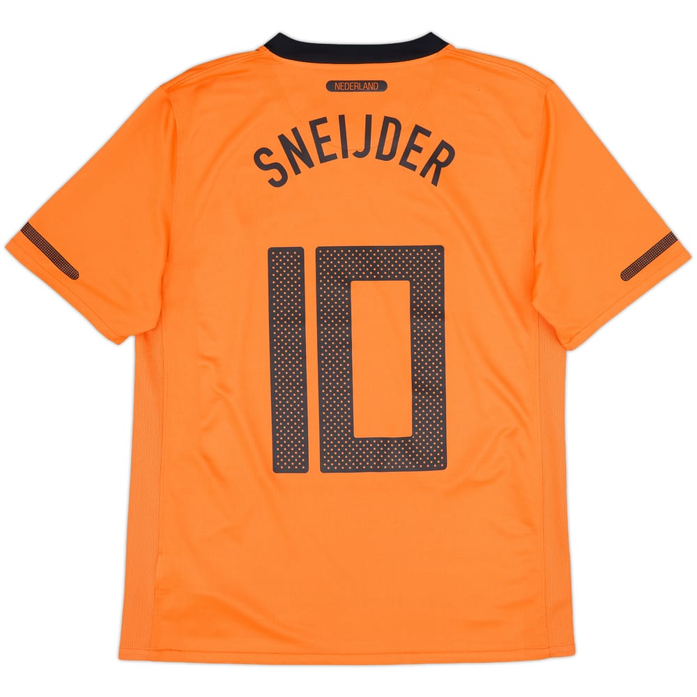 2010-11 Netherlands Home Shirt Sneijder #10 - 6/10 - (M)