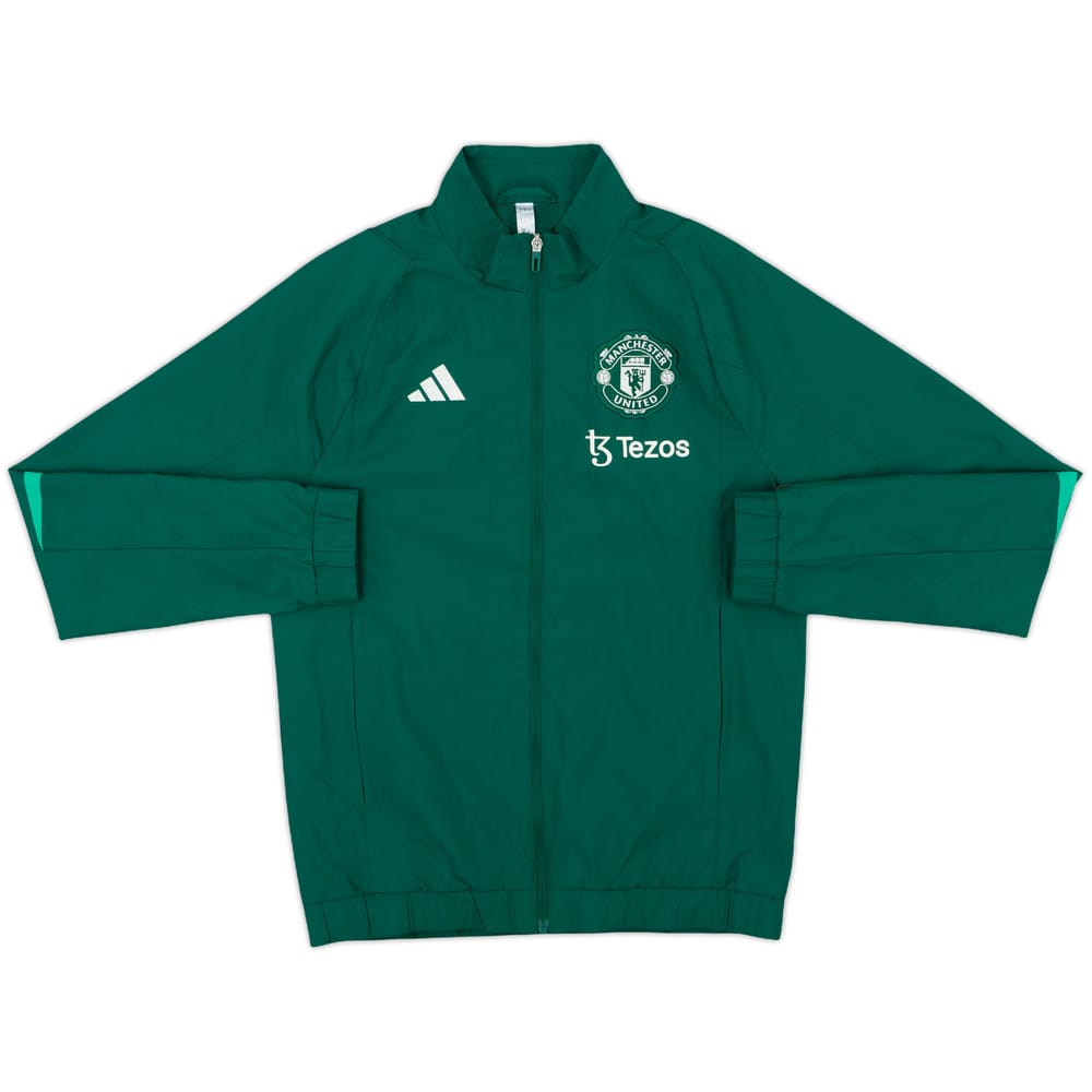 2023-24 Manchester United adidas Track Jacket - 8/10 - (S)