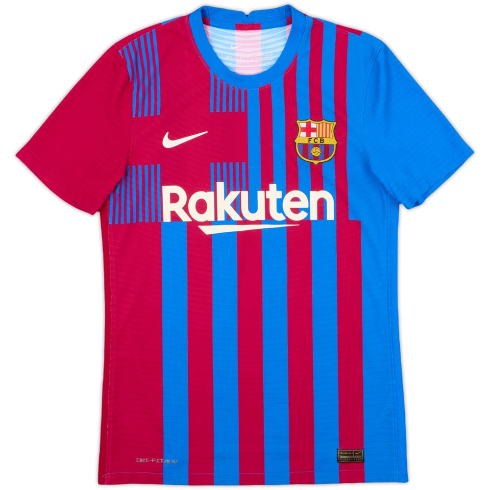 2021-22 Barcelona Authentic Home Shirt - 9/10 - (S)