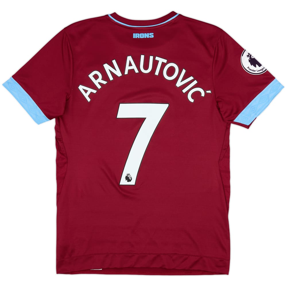 2018-19 West Ham Home Shirt Arnautovic #7 - 8/10 - (S)