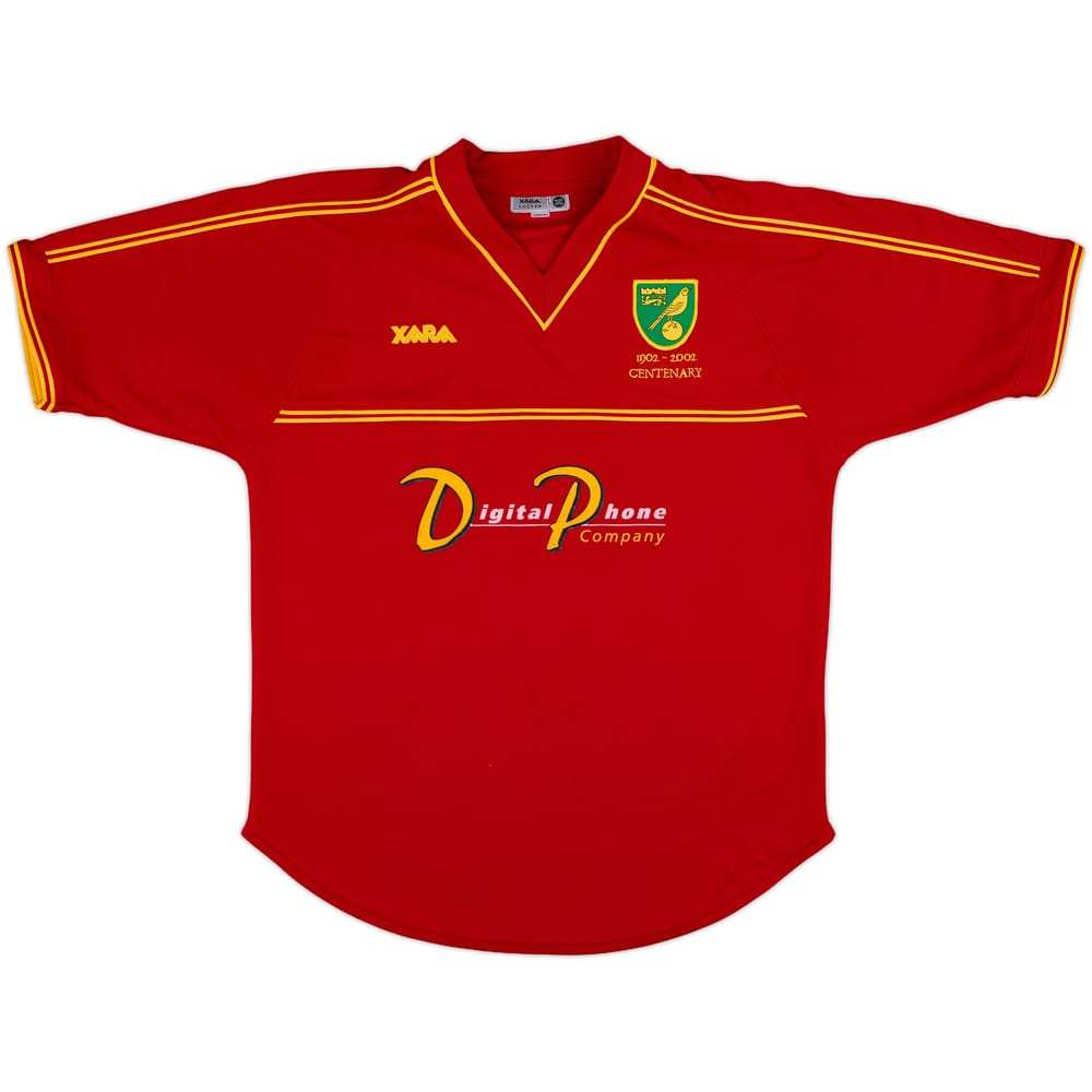 2001-02 Norwich Centenary Away Shirt - 8/10 - (M)