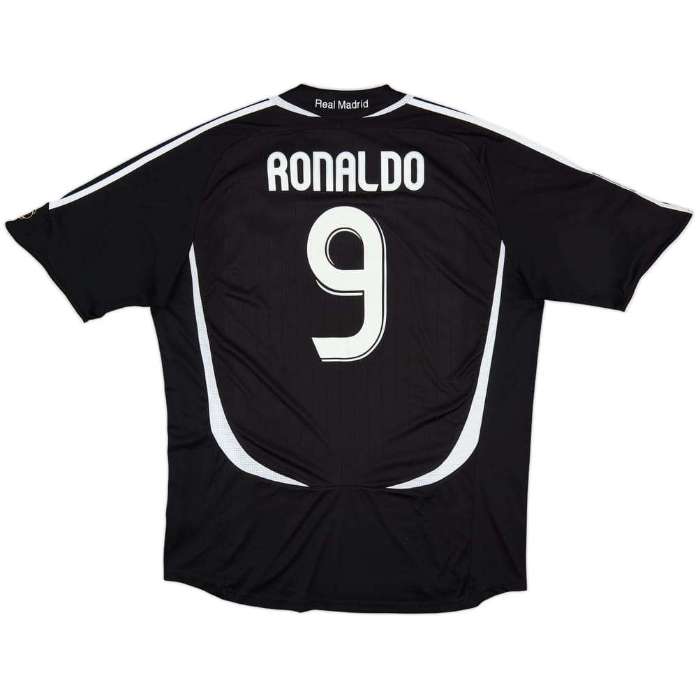2006-07 Real Madrid Away Shirt Ronaldo #9 - 8/10 - (XL)