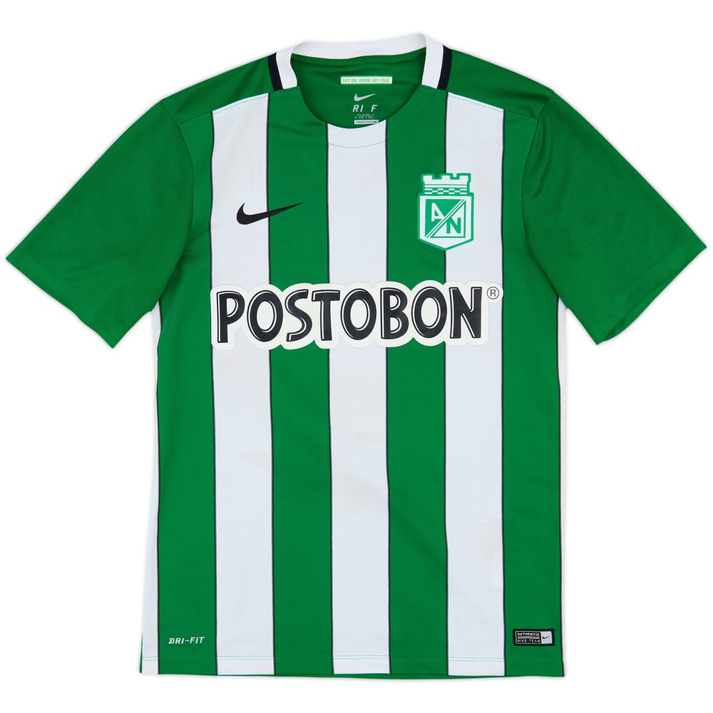 2015-16 Atletico Nacional Home Shirt - 5/10 - (S)