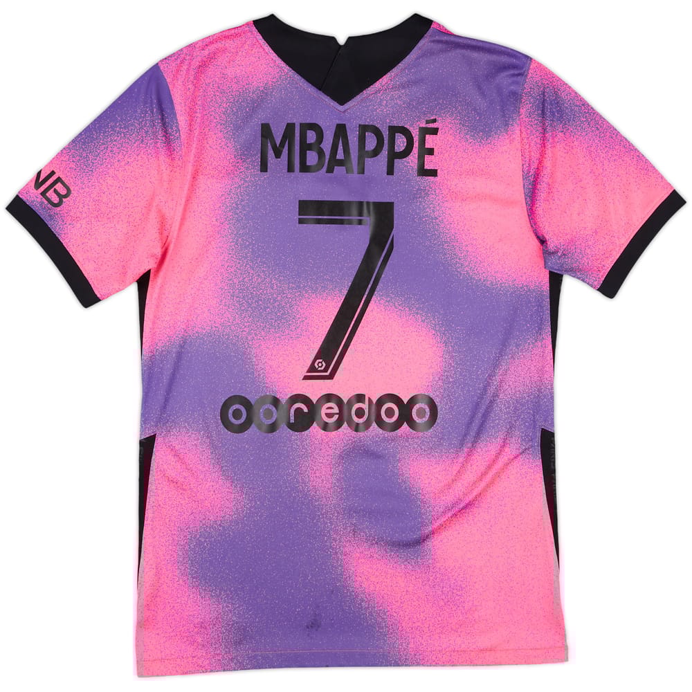 2020-21 Paris Saint-Germain Fourth Shirt Mbappe #7 - 8/10 - (S)