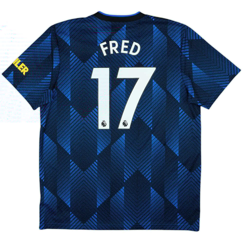 2021-22 Manchester United Third Shirt Fred #17 - 8/10 - (XL)