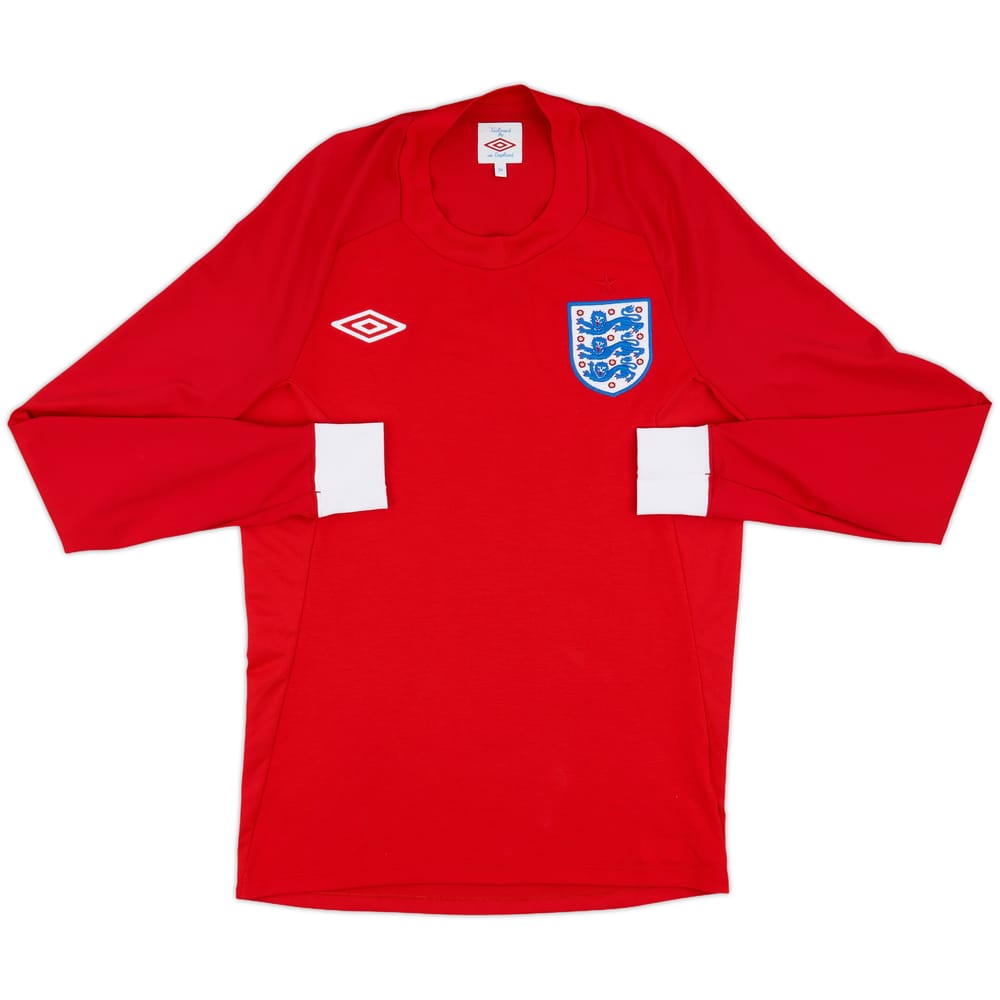 2010-11 England Away L/S Shirt - 8/10 - (S)