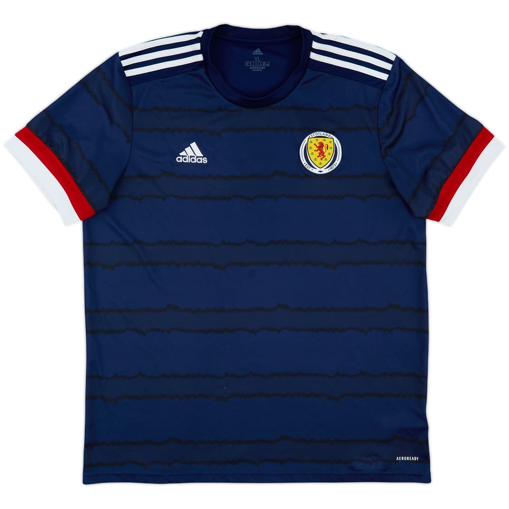 2020-22 Scotland Home Shirt - 8/10 - (XL)