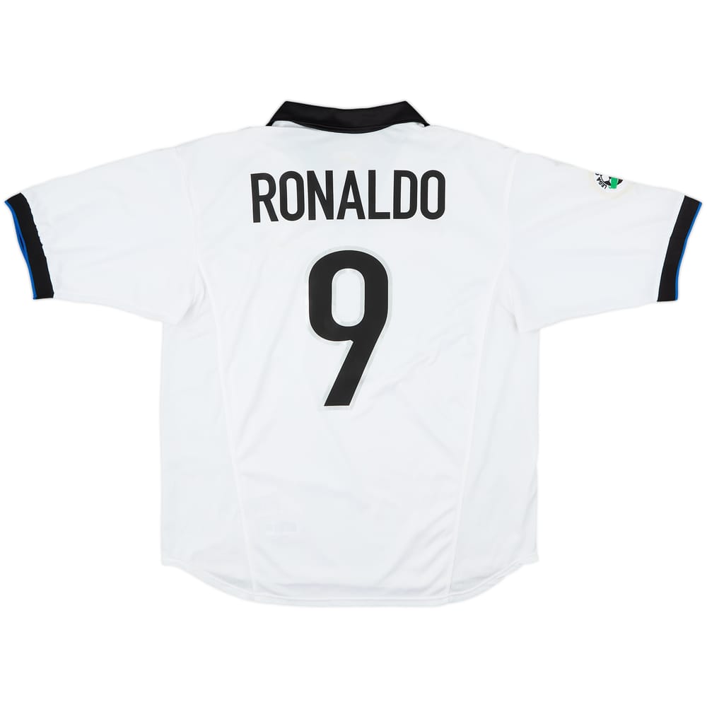 1998-99 Inter Milan Away Shirt Ronaldo #9 - 8/10 - (L)