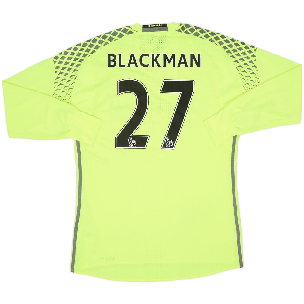 2016-17 Chelsea Player Issue GK Shirt Blackman #27 (L/XL)