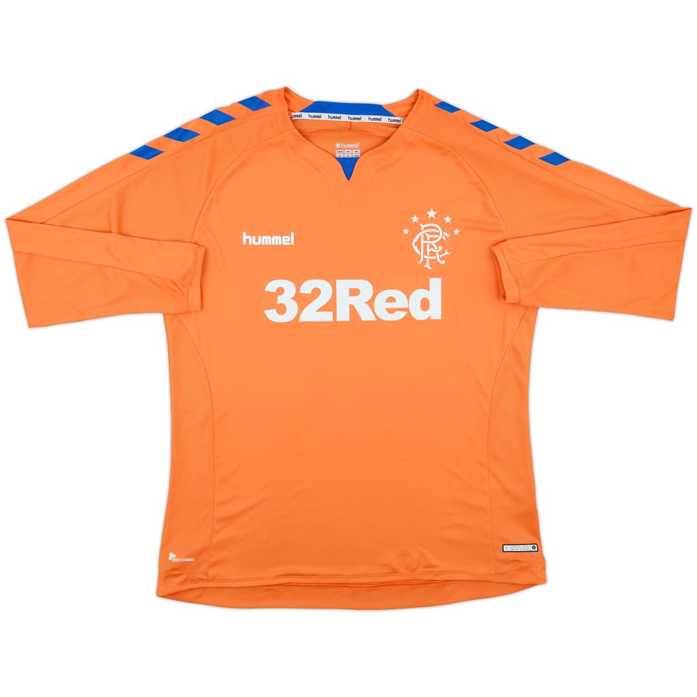 2018-19 Rangers Third L/S Shirt - 8/10 - (XXL)