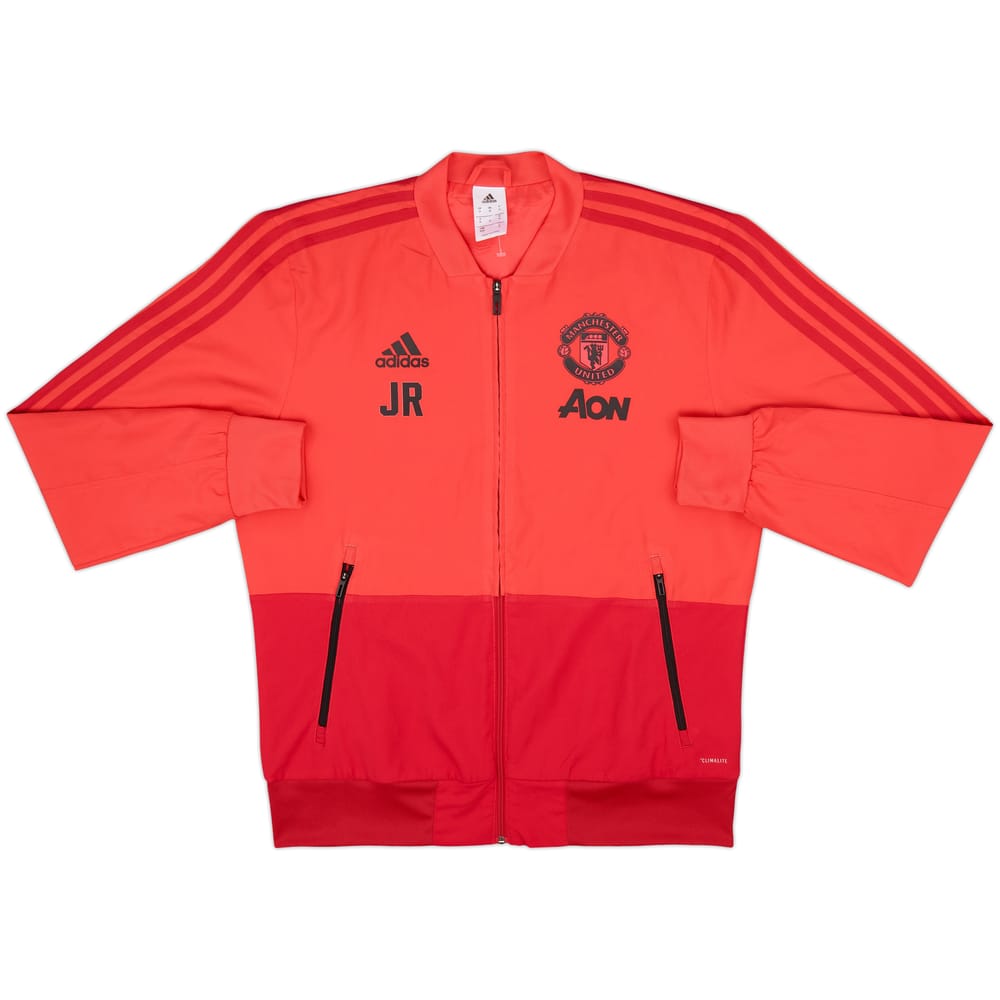 2018-19 Manchester United Staff Issue adidas Track Jacket JR - 10/10 - (M)