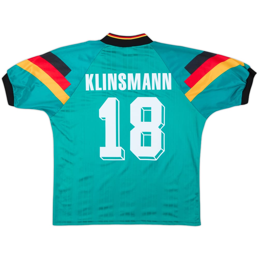 1992-94 Germany Away Shirt Klinsmann #18 - 10/10 - (L)