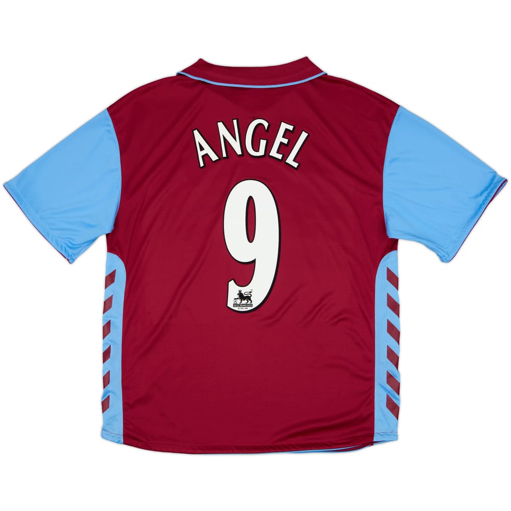 2006-07 Aston Villa Home Shirt Angel #9 - 9/10 - (M)