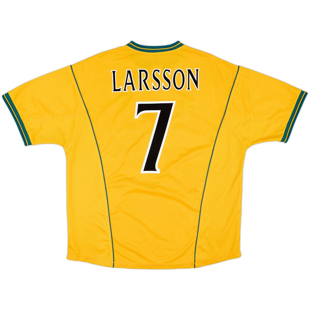 2000-02 Celtic Away Shirt Larsson #7 - 7/10 - (XXL)