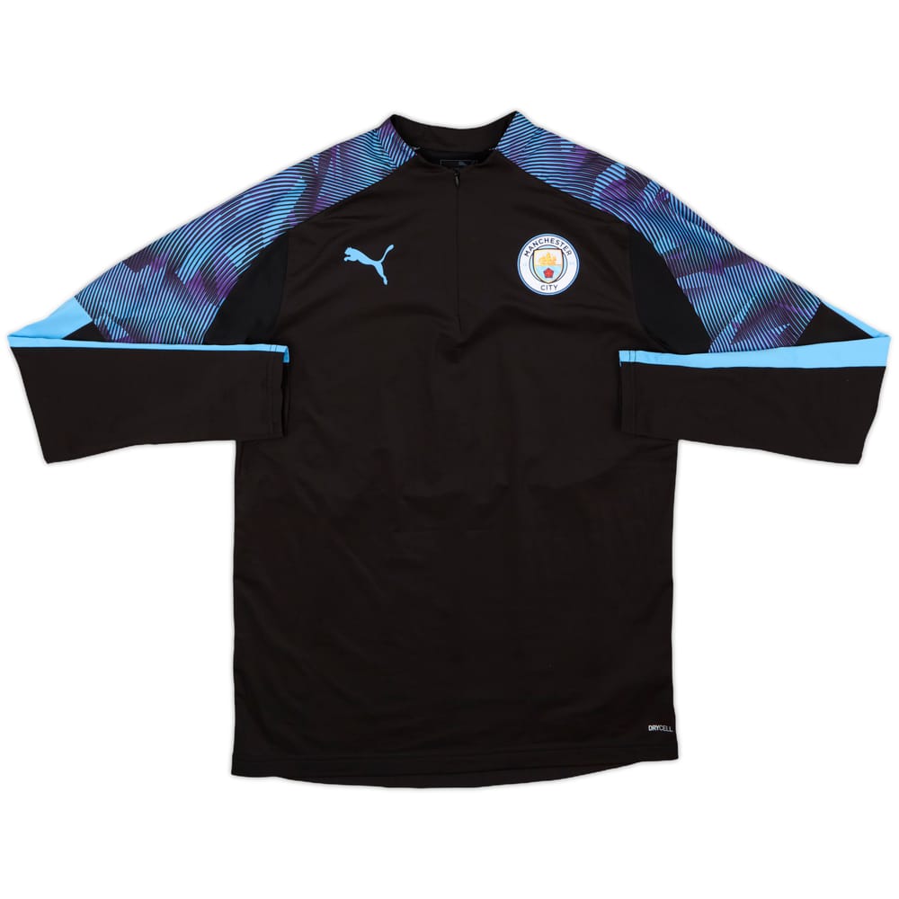 2018-19 Manchester City Puma 1/4 Zip Training Top - 8/10 - (XL.Boys)