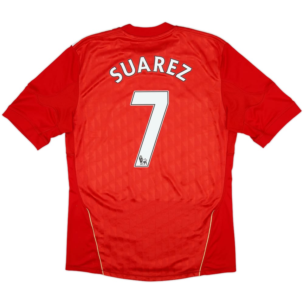 2010-12 Liverpool Home Shirt Suarez #7 - 7/10 - (M)