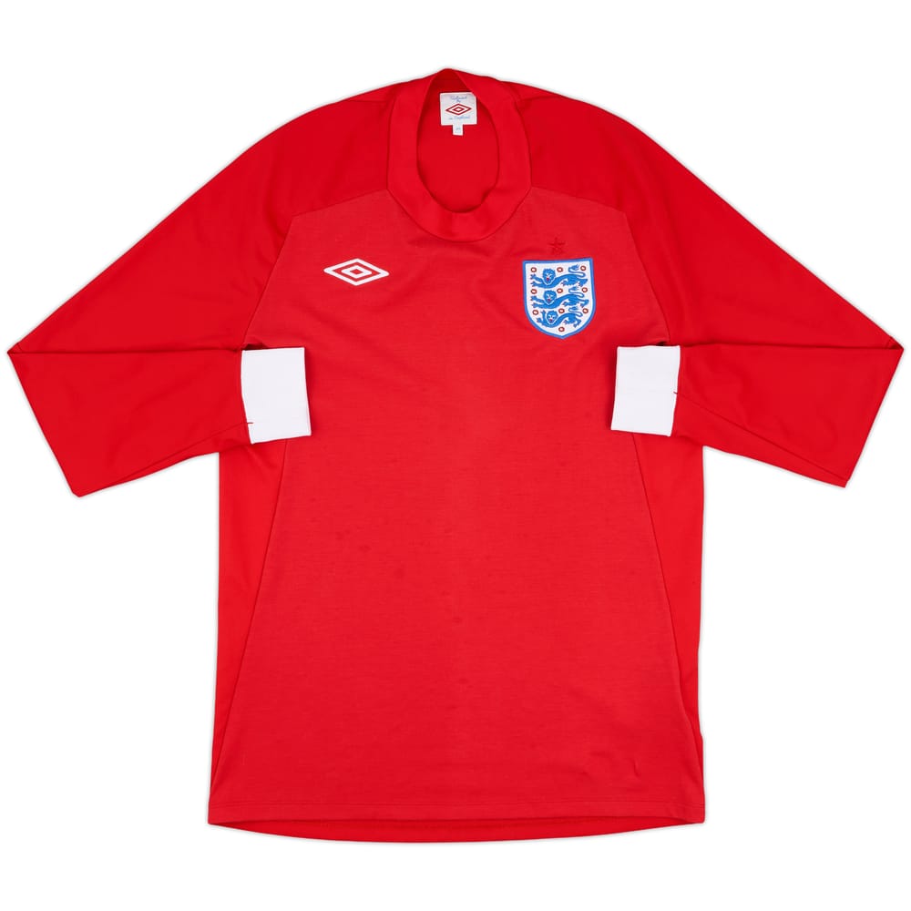 2010-11 England Away L/S Shirt - 6/10 - (M)