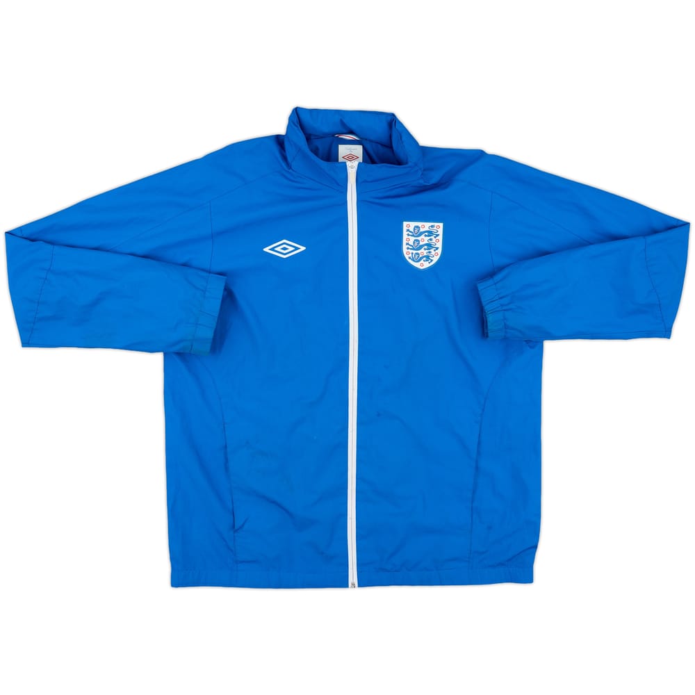 2010-11 England Umbro Hooded Rain Jacket - 5/10 - (L)