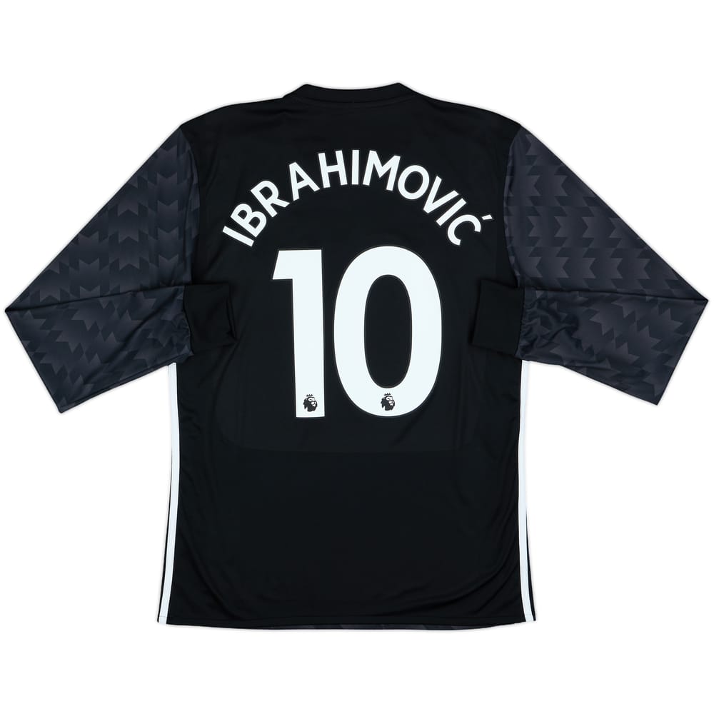 2017-18 Manchester United Away L/S Shirt Ibrahimovic #10 - 10/10 - (M)