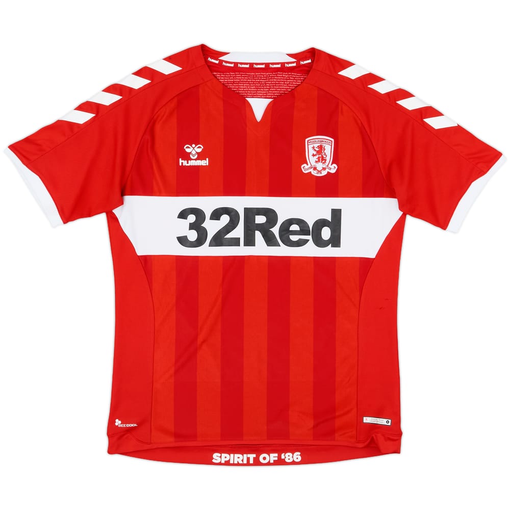 2018-19 Middlesbrough Home Shirt - 7/10 - (L)