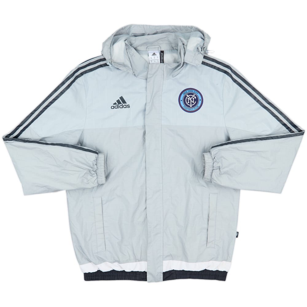 2015-16 New York City adidas Hooded Rain Jacket - 6/10 - (M)