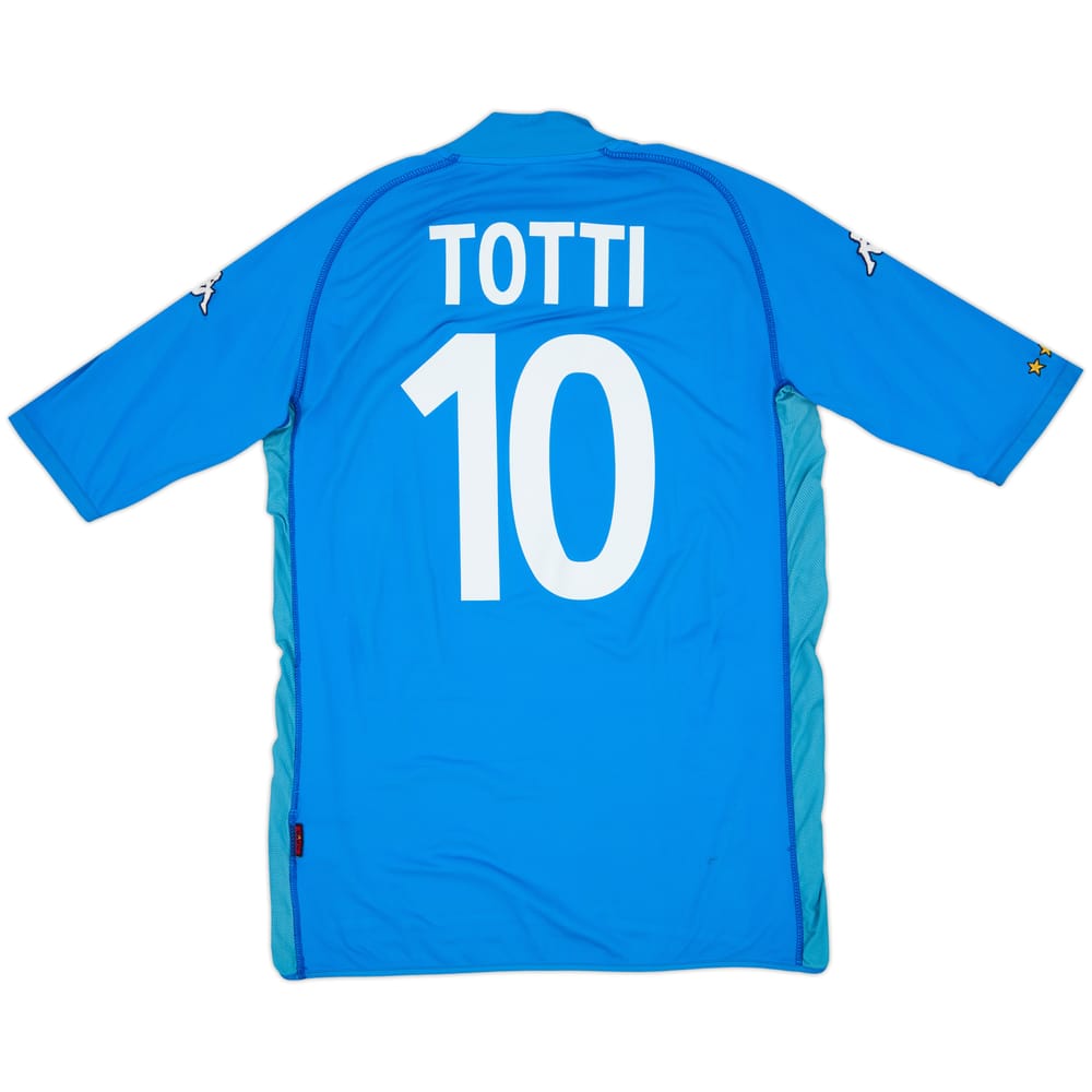 2002 Italy Home Shirt Totti #10 - 5/10 - (XL)