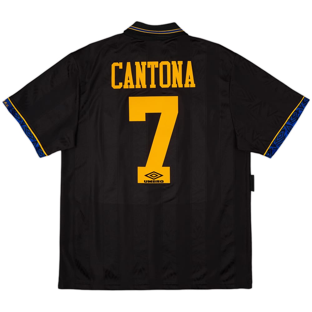 1993-95 Manchester United Away Shirt Cantona #7 - 8/10 - (L)