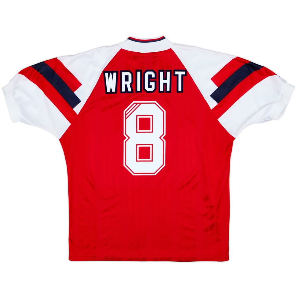 1992-94 Arsenal Home Shirt Wright #8 - 8/10 - (L)