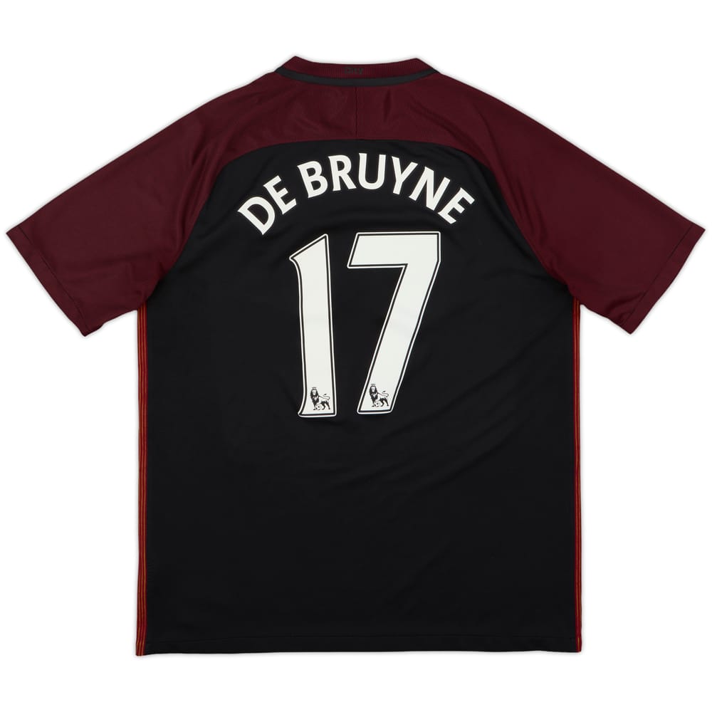 2016-17 Manchester City Away Shirt De Bruyne #17 - 8/10 - (L)