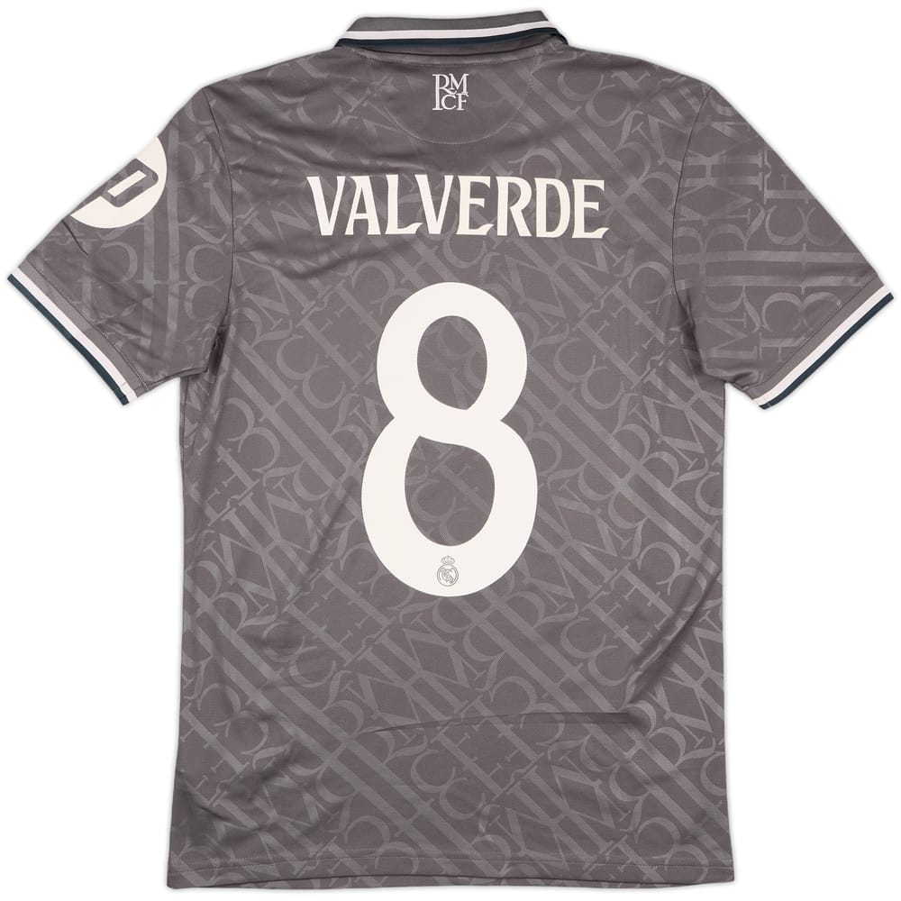 2024-25 Real Madrid Third Shirt Valverde #8 - 8/10 - (S)