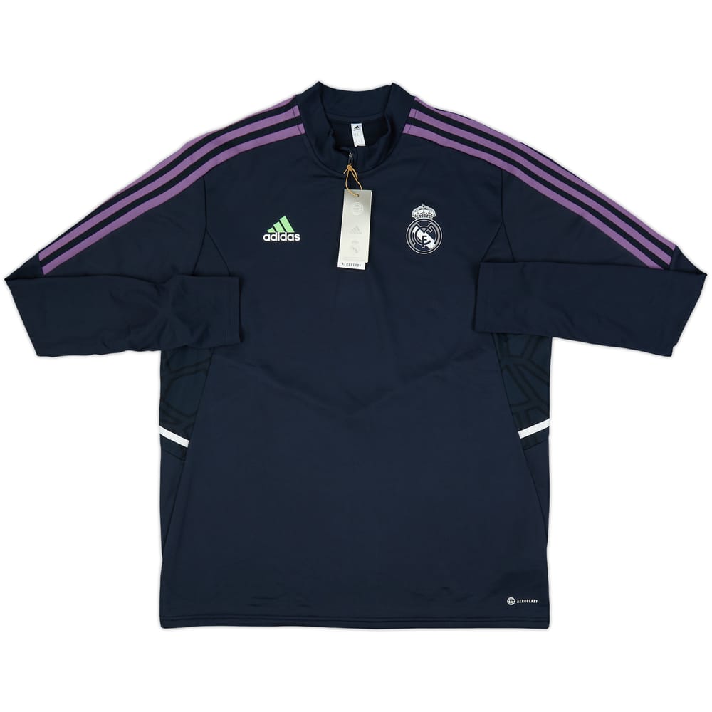 2022-23 Real Madrid adidas 1/4 Zip Training Top (XL)