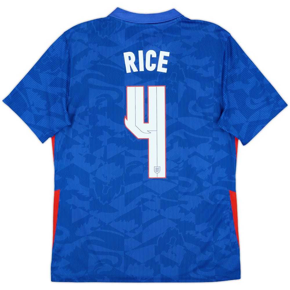 2020-21 England Away Shirt Rice #4 - 10/10 - (M)