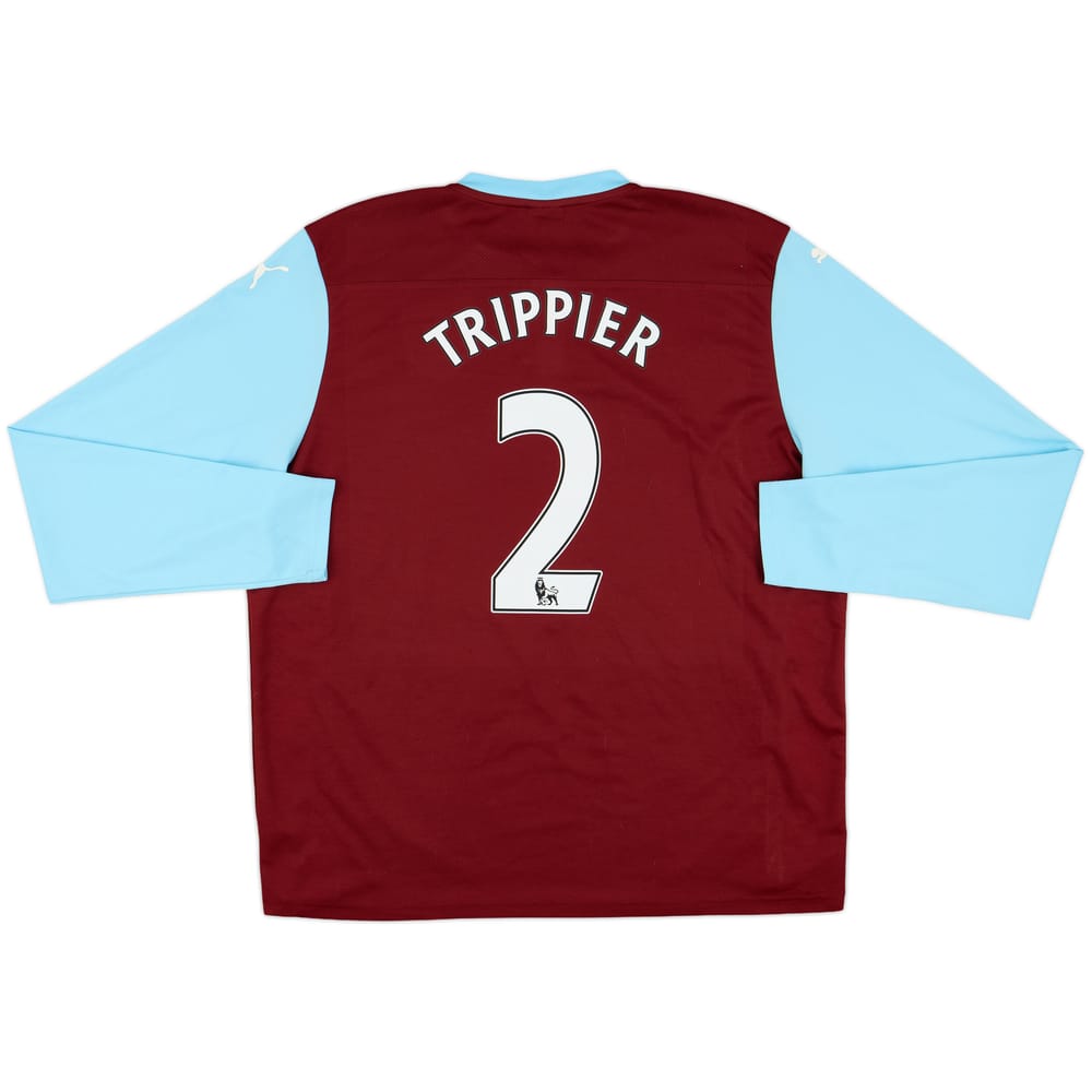 2014-15 Burnley Home L/S Shirt Trippier #2 - 7/10 - (XXL)
