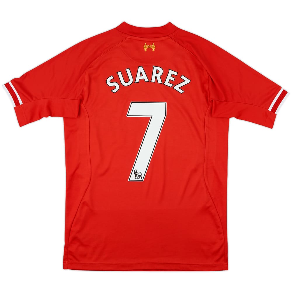 2013-14 Liverpool Home Shirt Suarez #7 - 7/10 - (S)