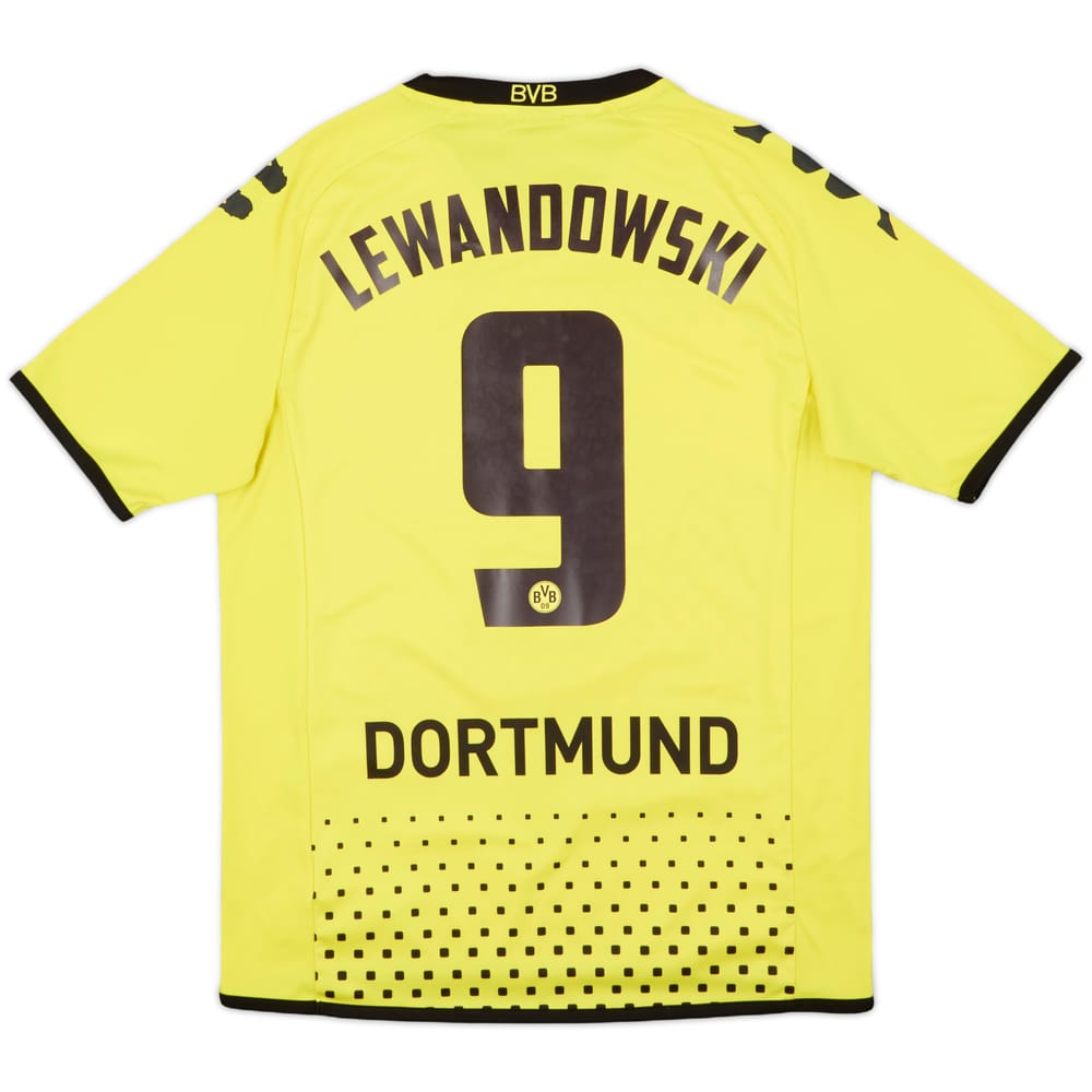 2011-12 Borussia Dortmund Home Shirt Lewandowksi #9 - 8/10 - (M)