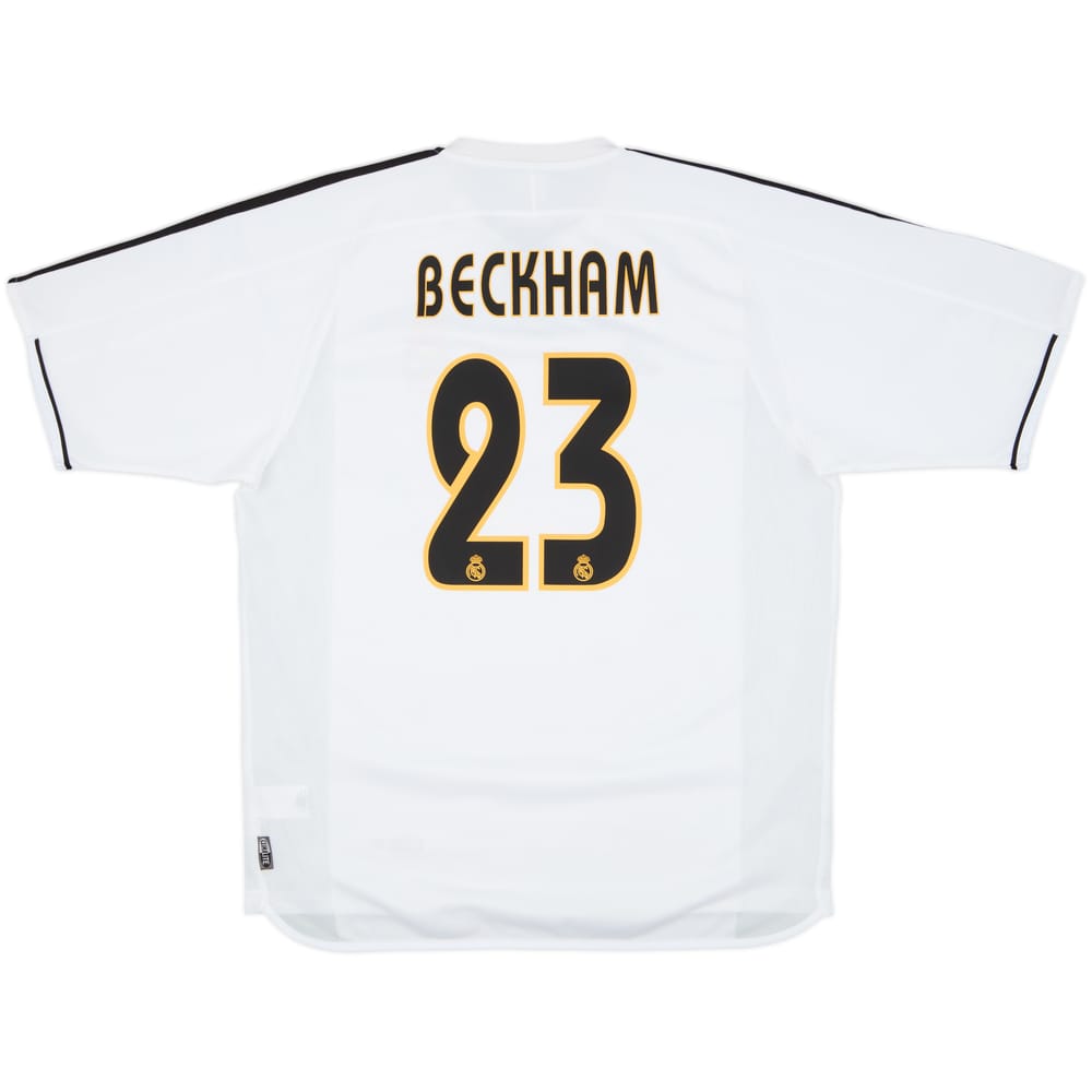 Camiseta de local del Real Madrid 2003-04 Beckham #23 - 10/10 - (L)